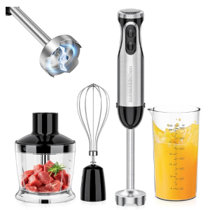 Bonsenkitchen 手持搅拌机 不锈钢刀 @ Amazon