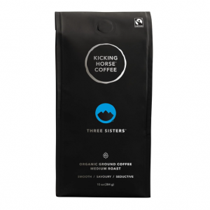 Kicking Horse Three Sisters 中焙咖啡粉 10oz @ Amazon