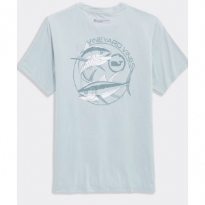 金枪鱼圈短袖港口性能T恤