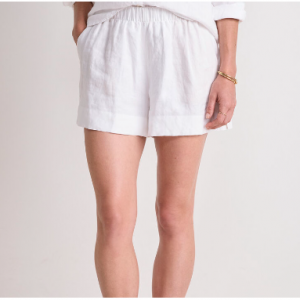 女士亚麻短裤