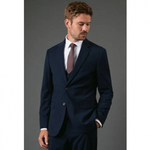 Burton 海军蓝修身基本款西装外套