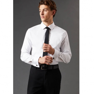 Burton White Easy Iron 双袖口定制长袖衬衫