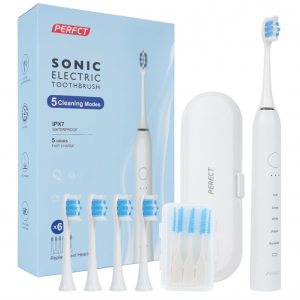 PERECT 电动牙刷 5种清洁模式 6个替换刷头 @ Amazon