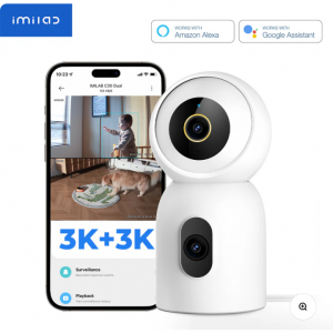 IMILAB - IMILAB C30 Dual 3K+3K WiFi 插入式室内摄像机，7.8折