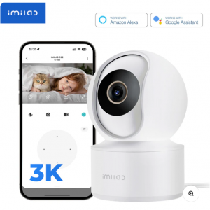 IMILAB - IMILAB C22 3K WiFi 插入式室内摄像机，6.7折