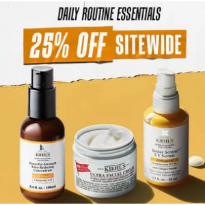 25% Off Sitewide Sale @ Kiehl's 