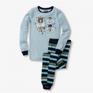 Eddie Bauer Kids Boys Fleece And Waffle Knit Sleep Set