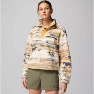 Columbia Helvetia™ II 女士短款半按扣印花套头衫