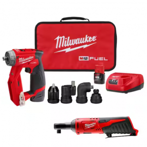 Milwaukee M12 无绳四合一工具套装 @ Home Depot