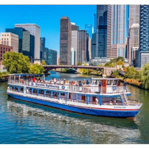 芝加哥河游船观光票,低至$45