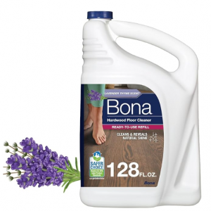 Bona Hardwood Floor Cleaner Refill - 128 fl oz - Lavender Thyme Scent @ Amazon