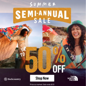 Backcountry 年中大促 精選Patagonia、The North Face、Cotopaxi、Stoic、Columbia等戶外運動服飾裝備限時特惠 