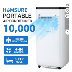 Walmart - HUMSURE 便携式空调 10000 BTU ASHRAE ，直降$301.99 