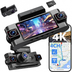 Amazon - SKDW 360°行车记录仪 送128G记忆卡 ，直降$30 