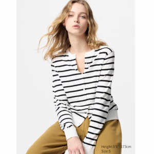 UNIQLO UV Protection 条纹开衫