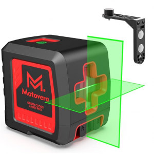 Motovera Laser Level, 100 feet Self Leveling Laser Level, Green Cross Line Rotary Lasers @ Amazon