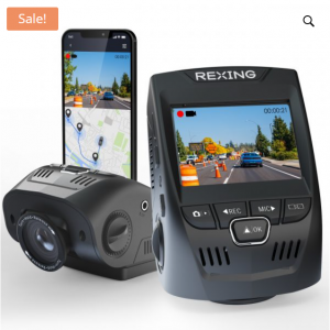 $30 off Rexing V1-4K Ultra HD Car Dash Cam w/ Built-in GPS Logger @Rexing