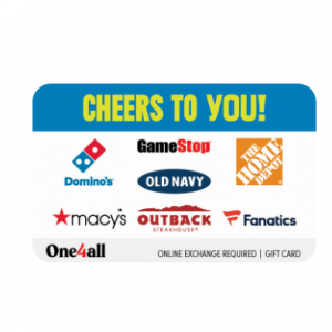 One4All Cheers to You eGift