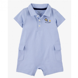 Carter's Baby Pickleball Cotton Romper - Blue