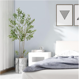 Panlaolao 6FT Artificial Olive Tree with Triple Trunks @ Amazon