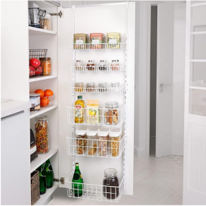 Smart Design Over The Door Pantry Organizer Rack with 6 Adjustable Shelves @ Amazon