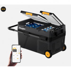 BougeRV CRD2 43QT 双区 12V 便携式冰箱