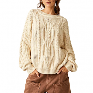 Free People Frankie Cable Sweater