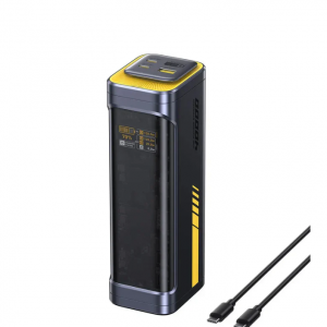 AOHI Starship 40,000mAh 移動電源 140W 充電器，配備 3 英尺 C-C 充電線