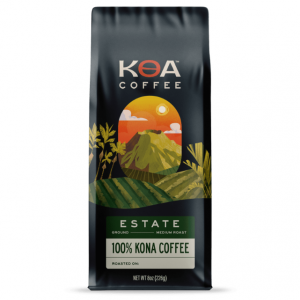 Estate Medium Roast Ground 100% Kona Coffee