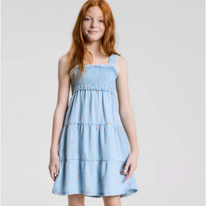 Levi's Big Girls Babydoll Smocked Dress