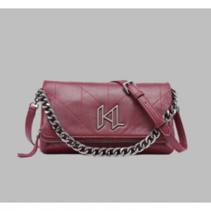 薰衣草色斜挎包