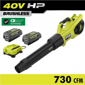 RYOBI 40V 無繩電動吹葉機組合 @ Home Depot