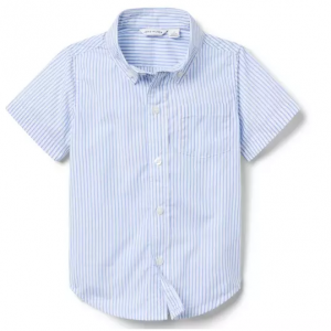 条纹短袖衬衫