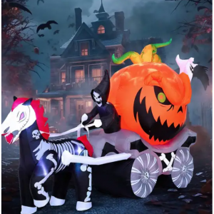 8 FT Halloween Inflatable Carriage
