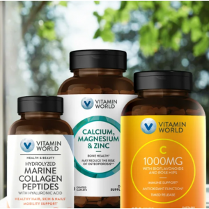 BOGO 50% Off Vitamin World Supplements
