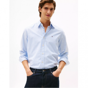 Tommy Hilfiger 常规版型条纹弹力牛津衬衫