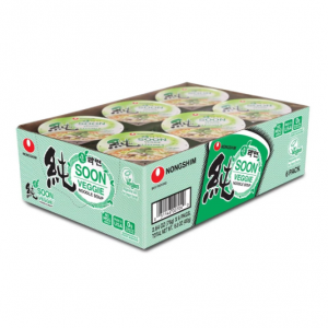 Nongshim Soon 即食蔬菜拉麵 6杯 @ Amazon