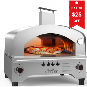 13英寸燃气披萨烤箱，银色