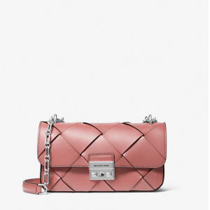 MICHAEL Michael Kors Tribeca 小号编织皮革单肩包