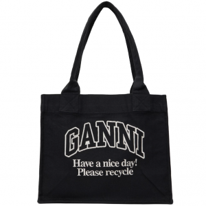 GANNI 大号帆布托特包