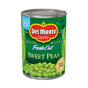 DEL MONTE Sweet Peas Canned Vegetables, 12 Pack, 15 oz Can @ Amazon