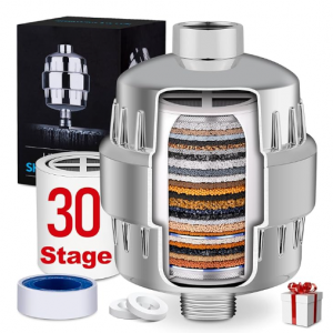 AISMIHO 30级淋浴滤水器 高效除氯 @ Amazon