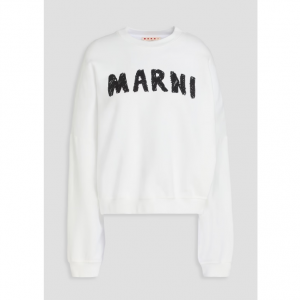 MARNI Logo-print 羊毛运动衫