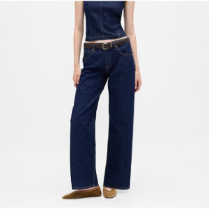 低腰'90s宽松牛仔裤