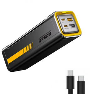 AOHI 未来星舰 240W 27,600mAh LED 显示屏移动电源，配备 140W C-C 线缆