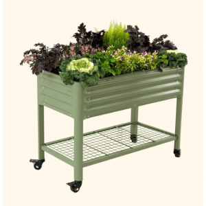 高架花坛 - V 系列 2' x 4' 含轮子