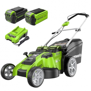 Greenworks 40V 20" Twin Blade Mower, 4.0Ah + 2.0Ah Battery @ Amazon