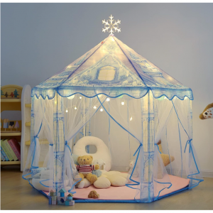 Frozen 公主游戏帐篷 含雪花灯和地毯 @ Amazon