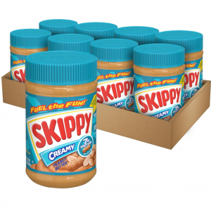 SKIPPY 奶油花生酱 16.3oz 8瓶 @ Amazon