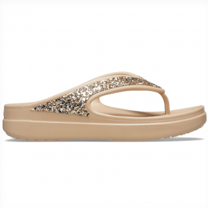 Crocs Sloane 女士坡跟人字拖